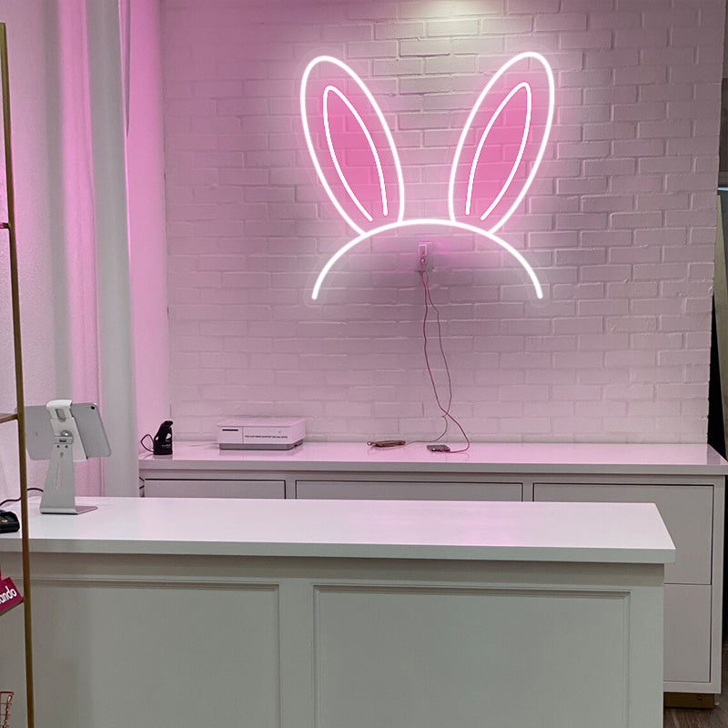 Children Bedroom Bunny Ears Neon Sign