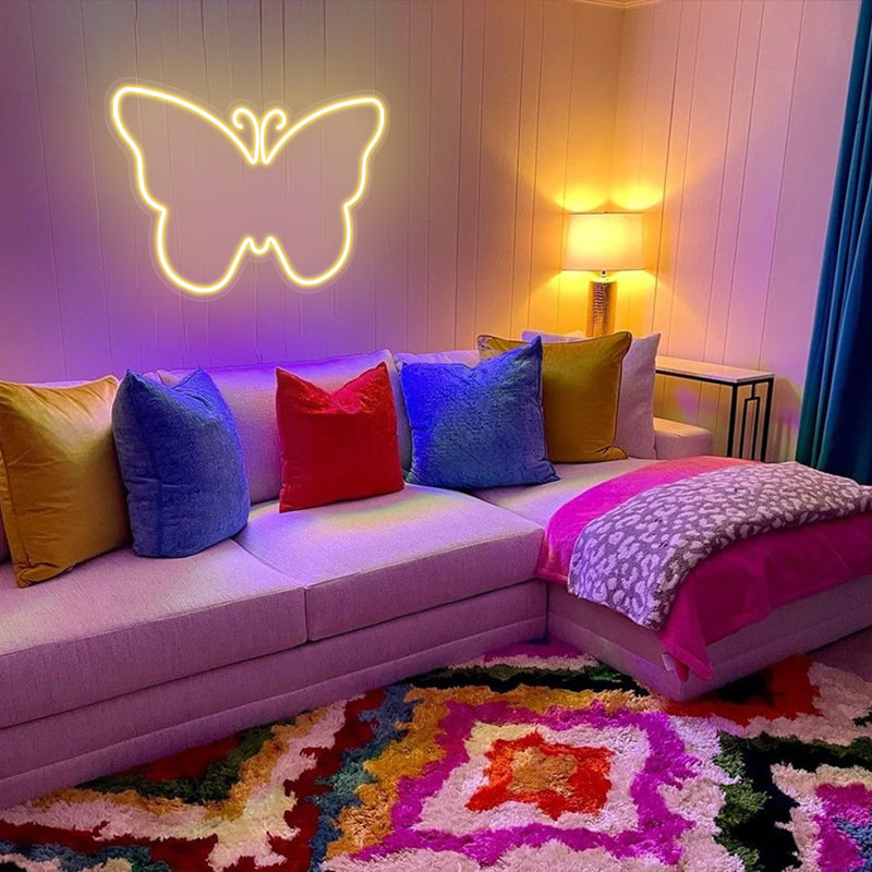 Butterfly Neon Sign For Home Decor