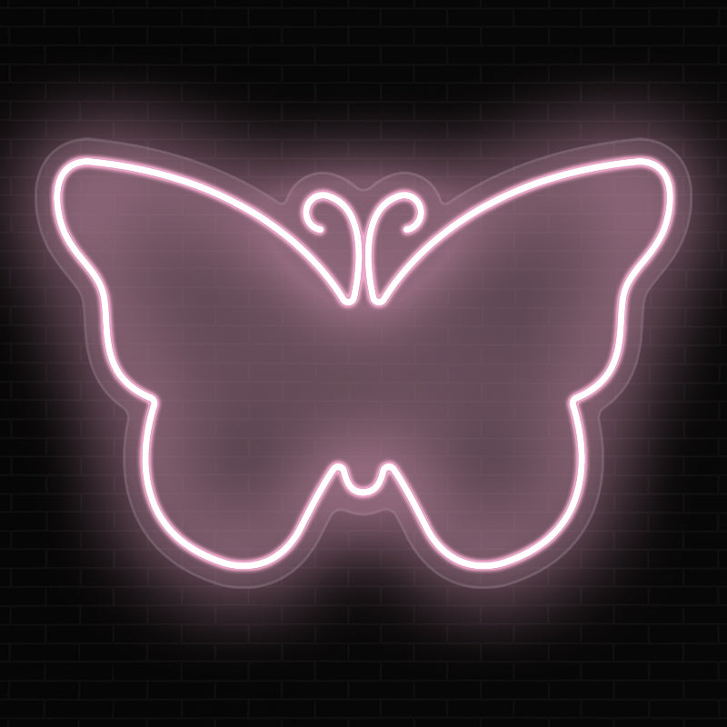 Schmetterling Neon Zeichen für Wohnkultur