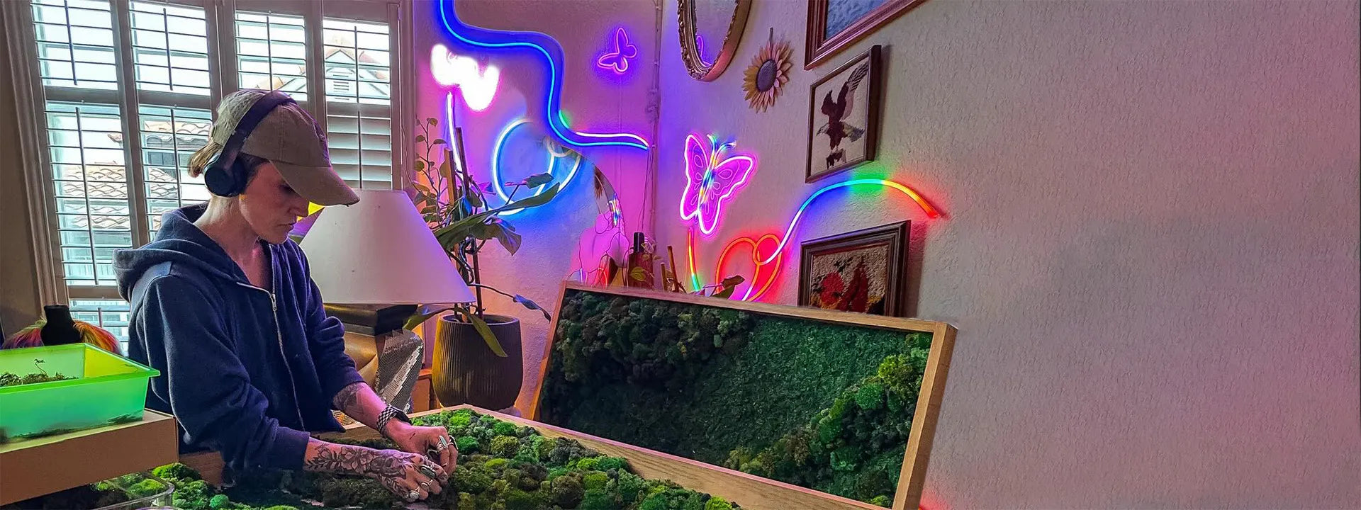 butter neon sign