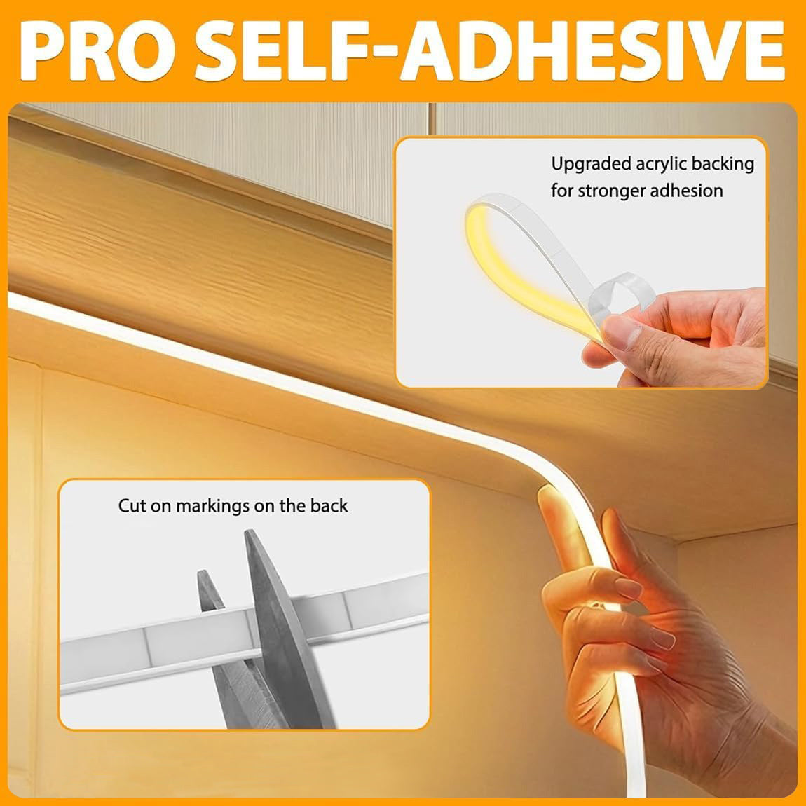 COB-LED-Strip-Light-With-Self-Adhesive-Backing