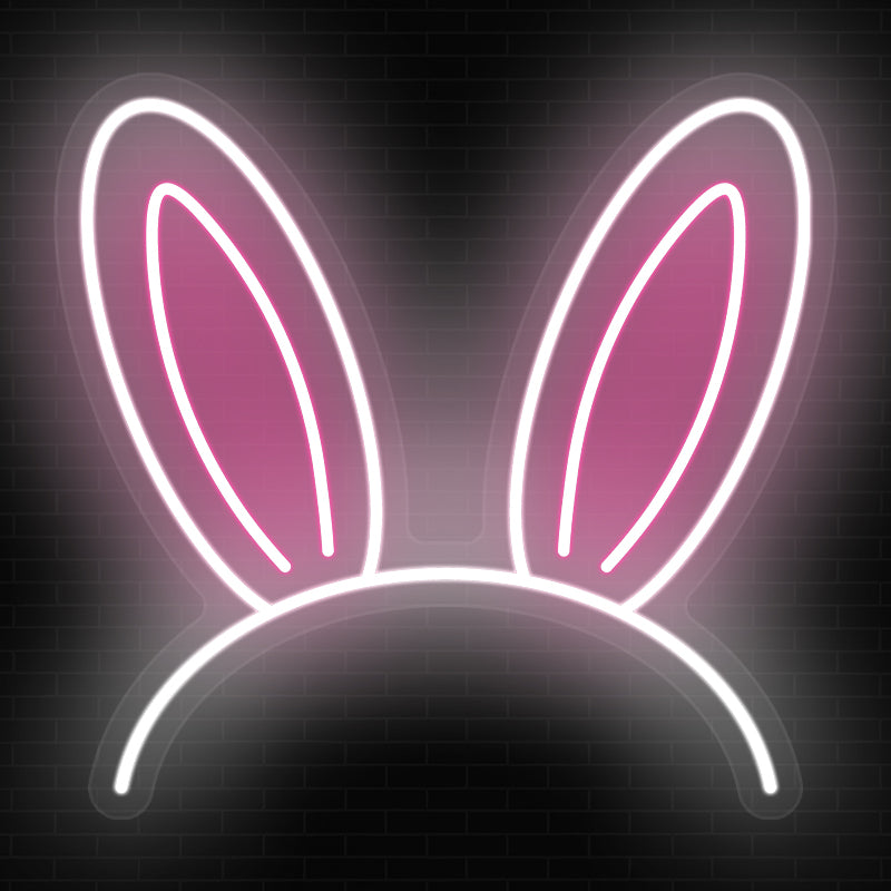 Children Bedroom Bunny Ears Neon Sign