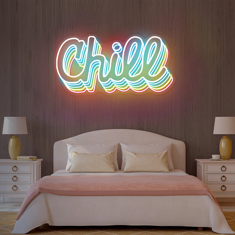 Chill Neon Sign For Home Decor
