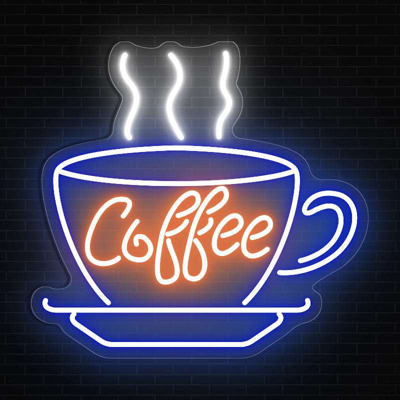 Coffee Cup Neon Sign For Business