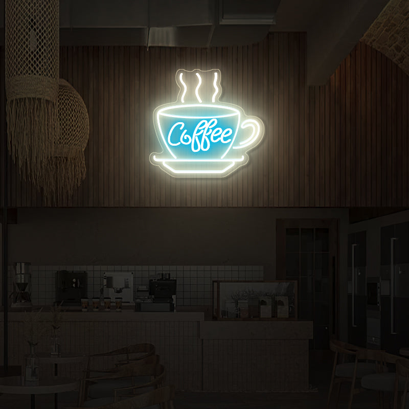 Coffee Cup Neon Sign For Business