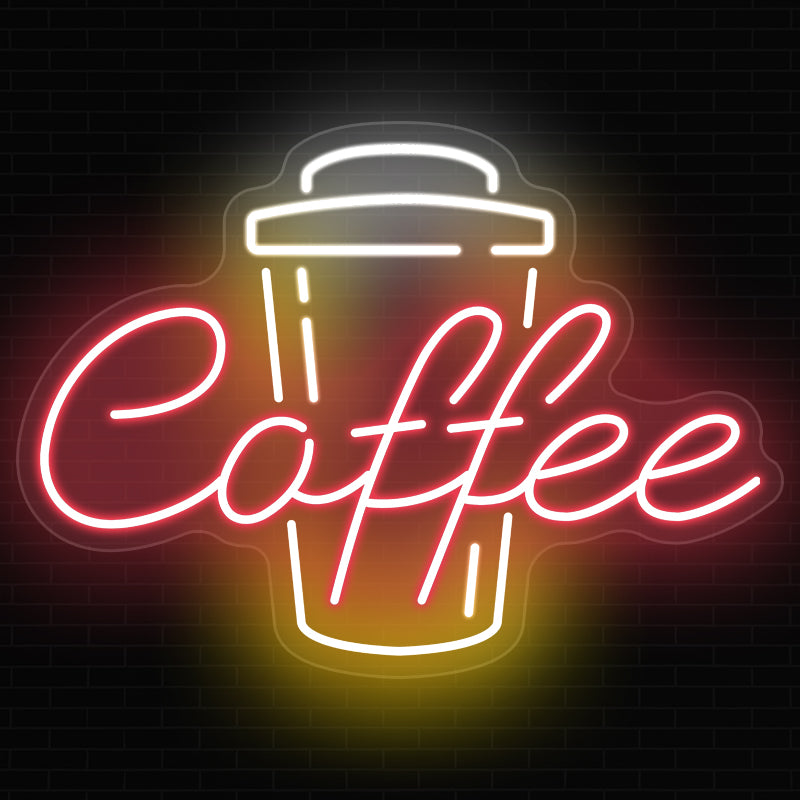 Coffee Neon Signs For Cafe Bar