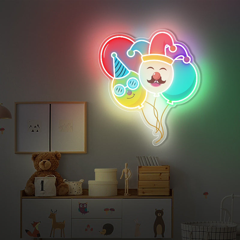 Colorful Balloon Neon Sign