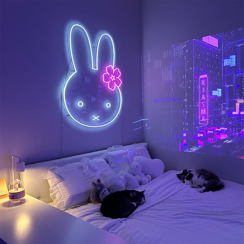 Miffy Neon Sign For Bedroom