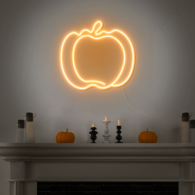 Fall Pumpkin Neon Sign For Home Decor
