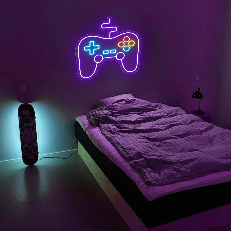 Game Controller Neon Sign For Guys Room