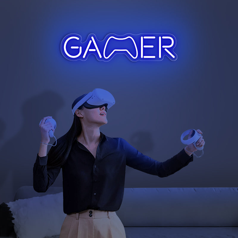 Gamer Neon Sign For Room