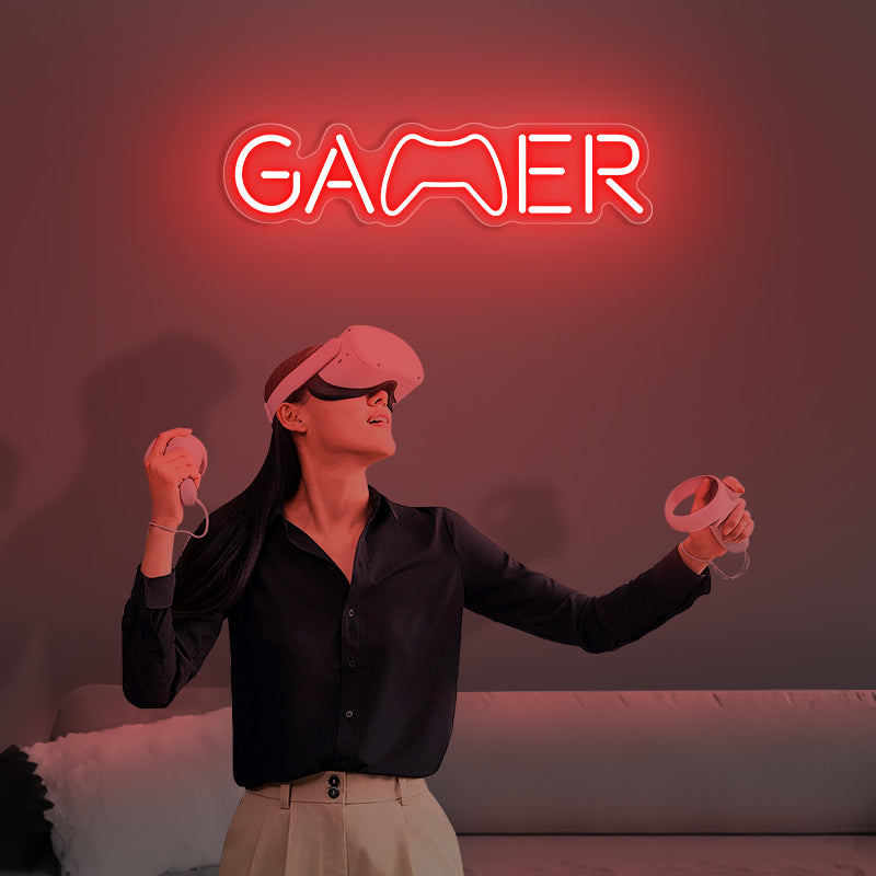 Gamer Neon Sign For Room