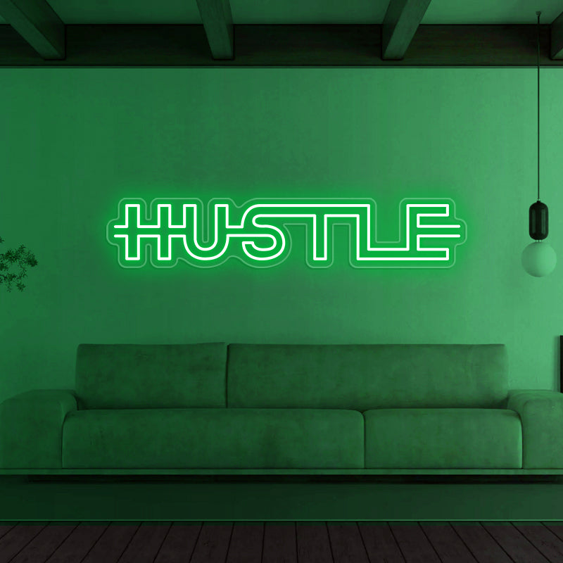 Hustle Neon Sign For Home