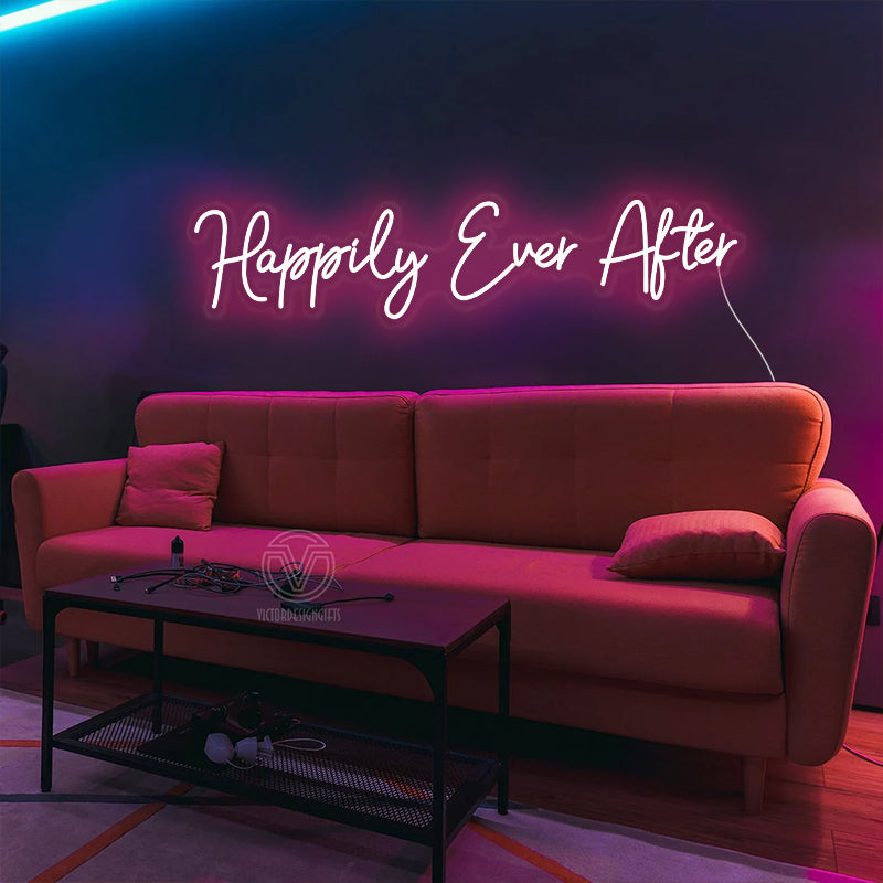 Happily Ever After Neon Sign