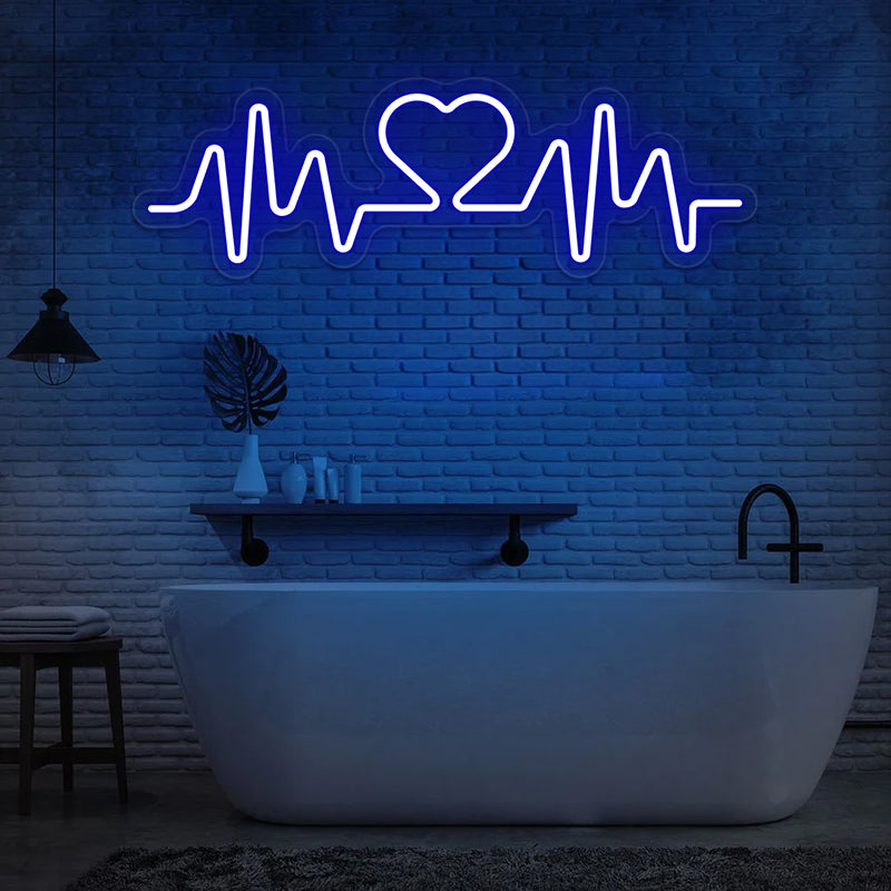 Heartbeat Neon Sign For Room