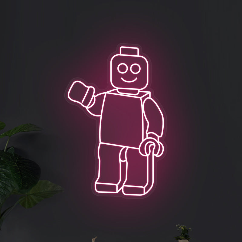 Lego Neon Sign For Playroom