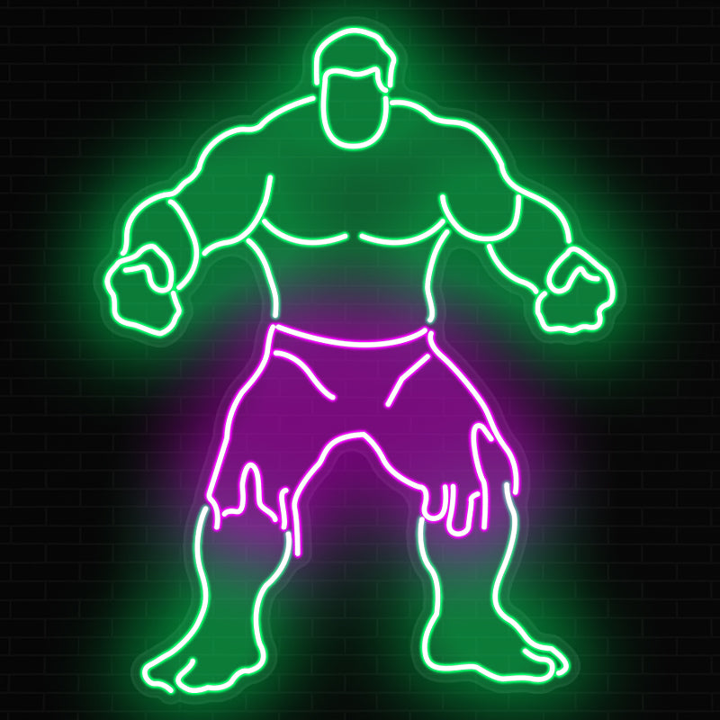 Hulk Neon Sign For Dorm Rooms