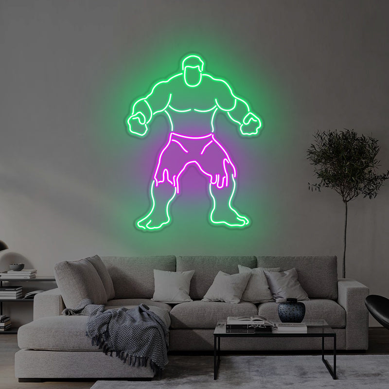 Hulk Neon Sign For Dorm Rooms