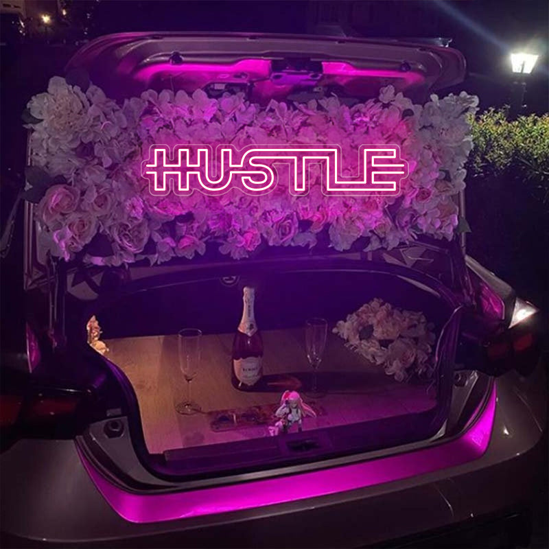 Hustle Neon Sign For Home