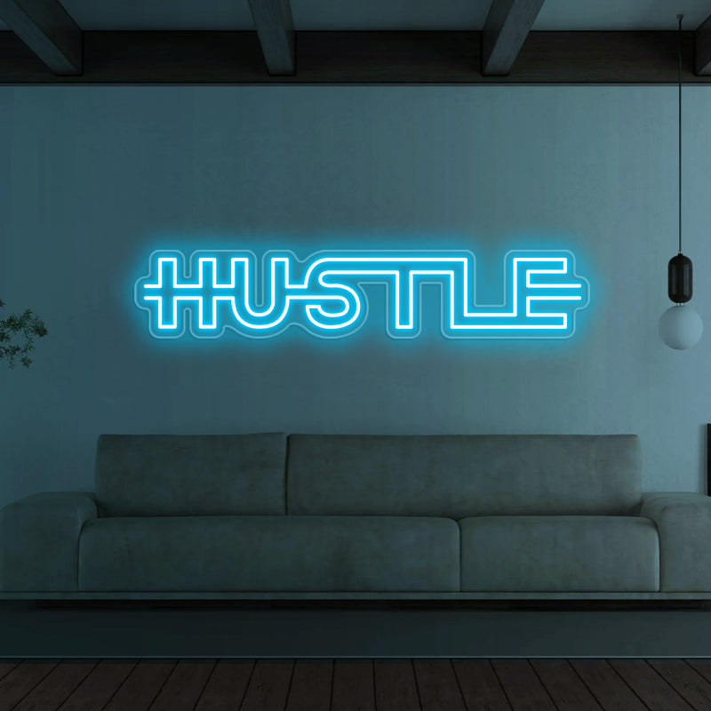 Hustle Neonschild für Zuhause