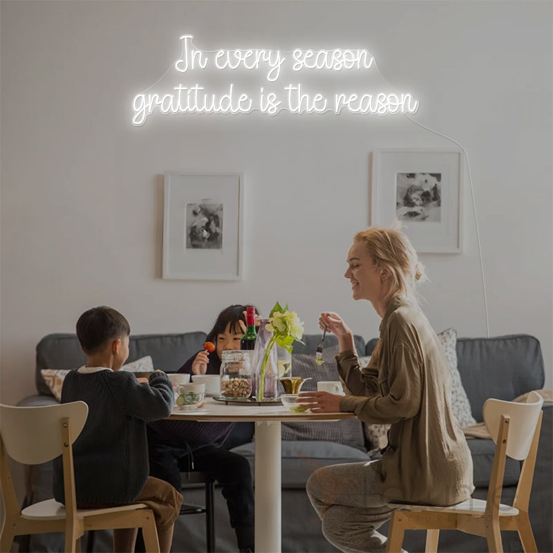 En toute saison, la gratitude est la raison de Thanksgiving