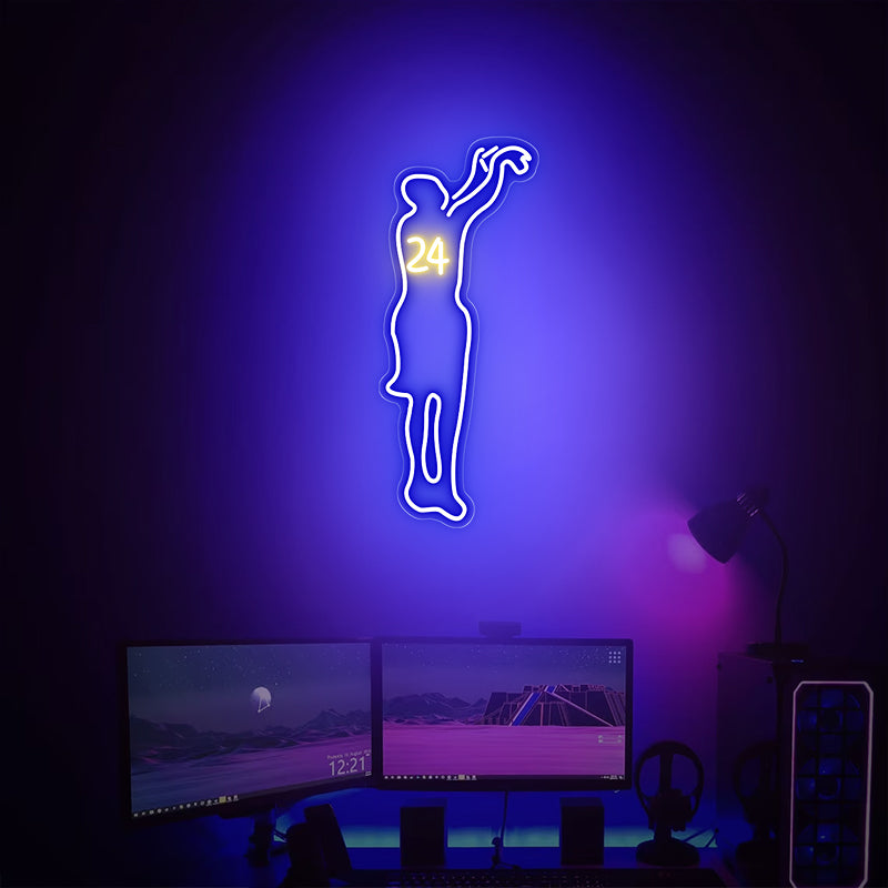 Kobe Bryant Neon Sign Art