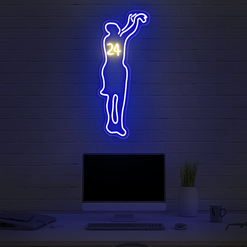 Kobe Bryant Neon Sign Art