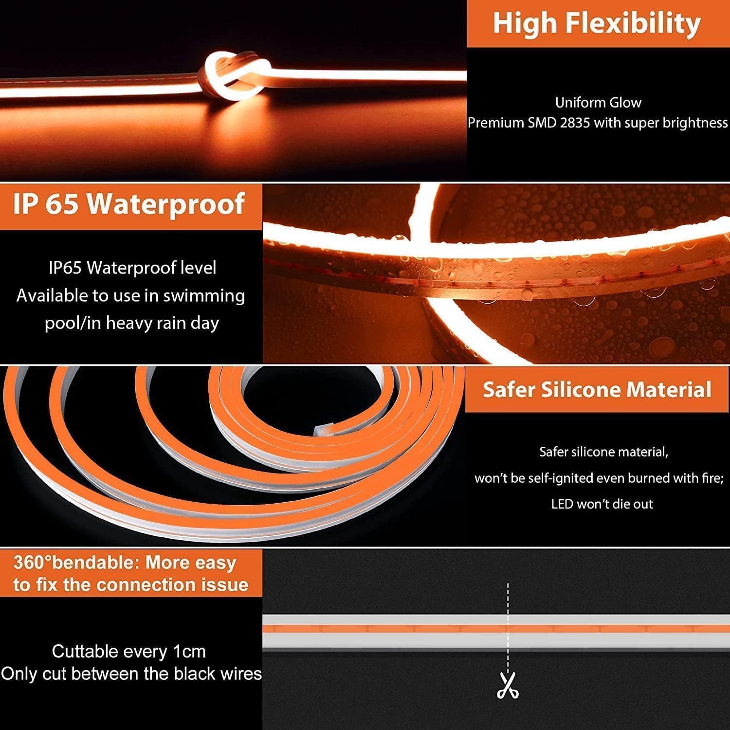 Waterproof LED Strip Lights For Decoration
