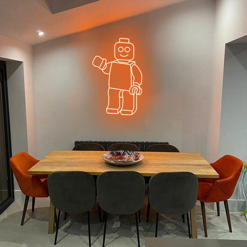 Lego Neon Sign For Playroom