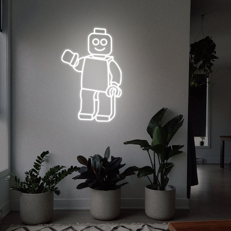 Lego Neon Sign For Playroom