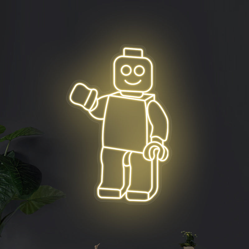 Lego Neon Sign For Playroom