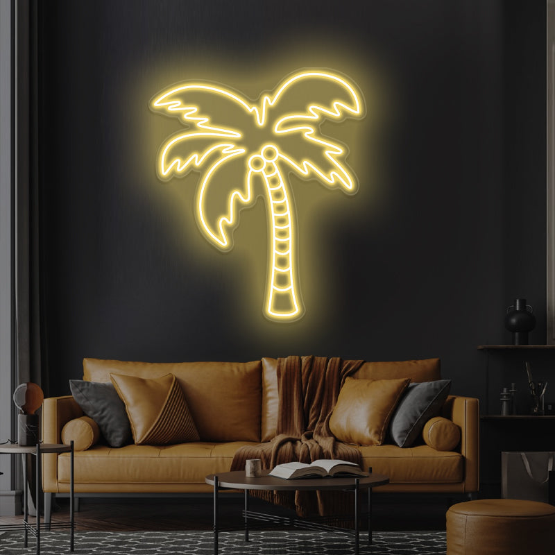 Palm Tree Neon Sign For Living Room