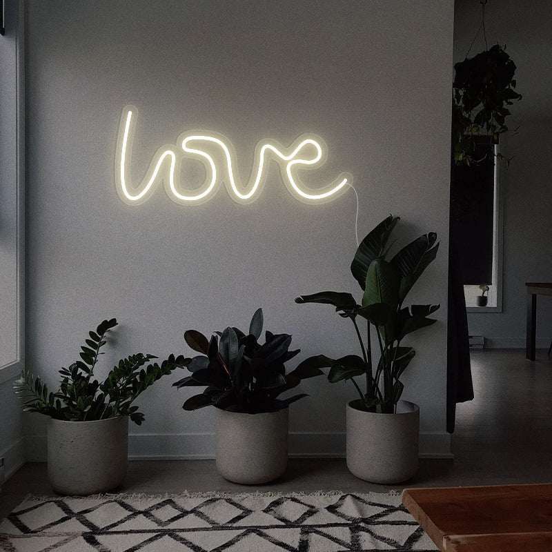 Love Neon Sign For Wedding