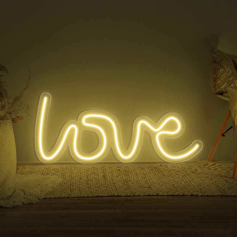 Love Neon Sign For Wedding