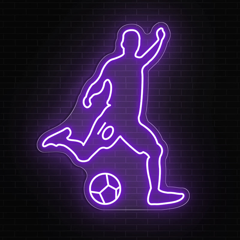 Messi Football Neon Sign