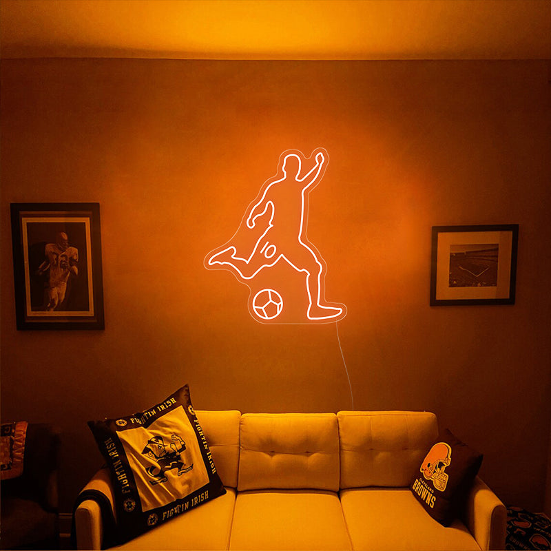 Messi Football Neon Sign