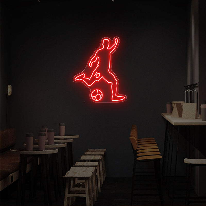 Messi Football Neon Sign