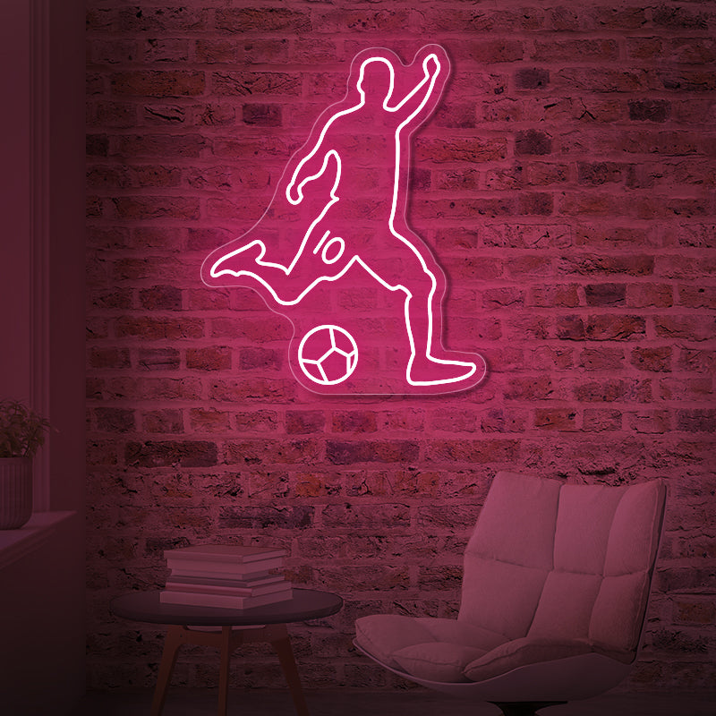 Messi Football Neon Sign