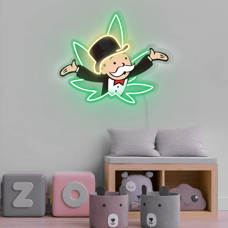 Monopoly Neon Sign Wall Art