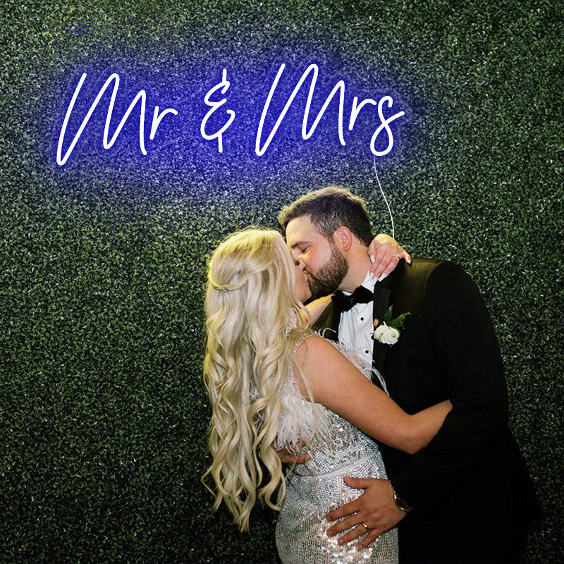 Mr & Mrs Neon Sign