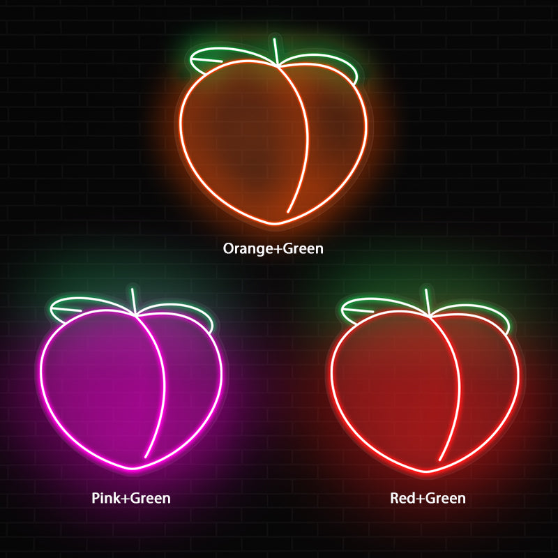 Peach Neon Sign For Home