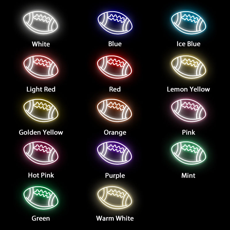 Rugby Sport Neon Sign