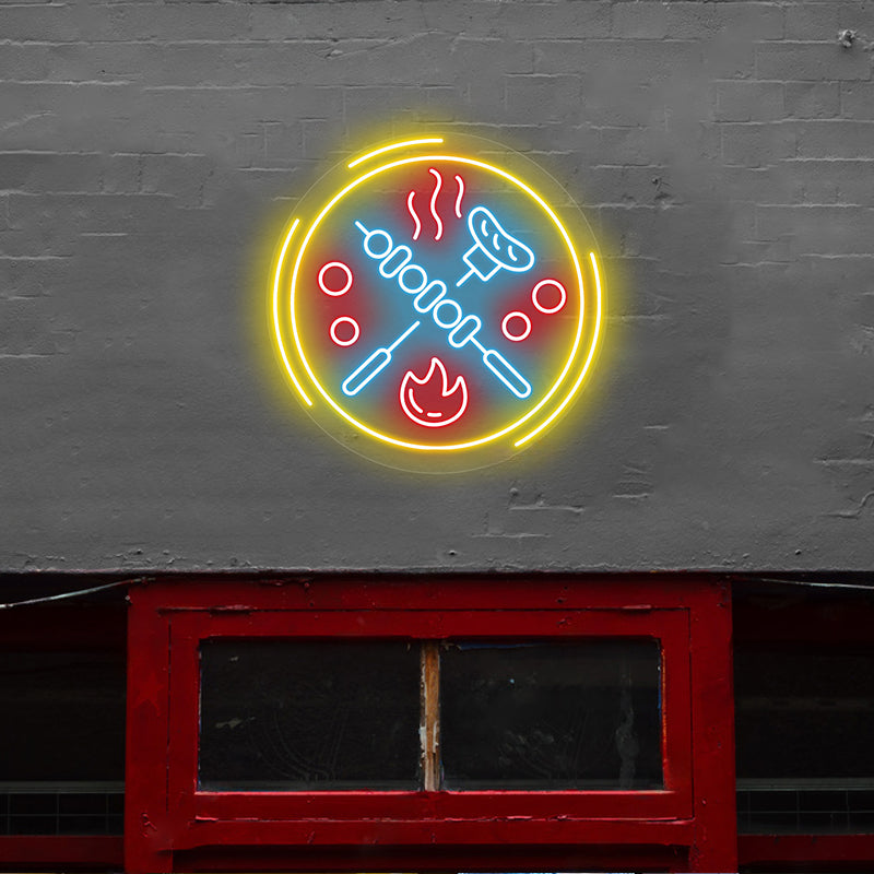 Barbecue Neon Sign For Restaurant