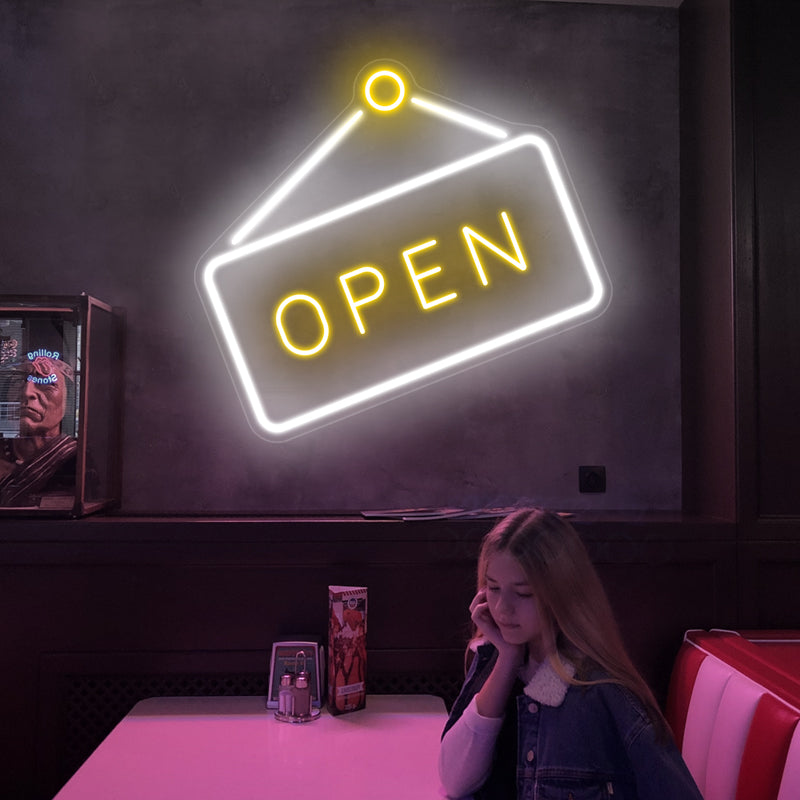 Custom Neon Open Sign For Shops