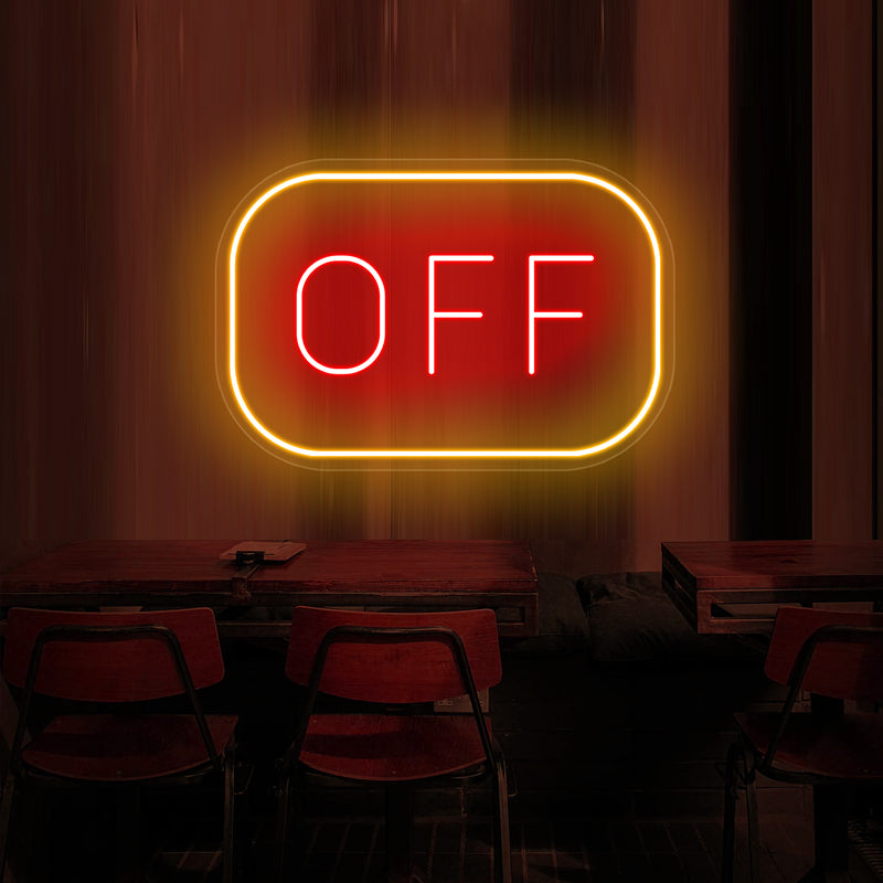 OFF Neon Sign For Business