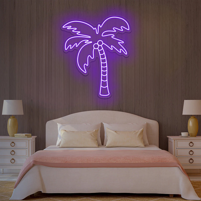 Palm Tree Neon Sign For Living Room