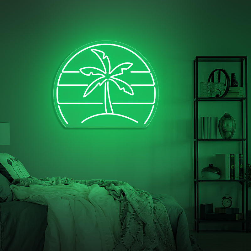 Palm Tree Neon Sign For Home Decor