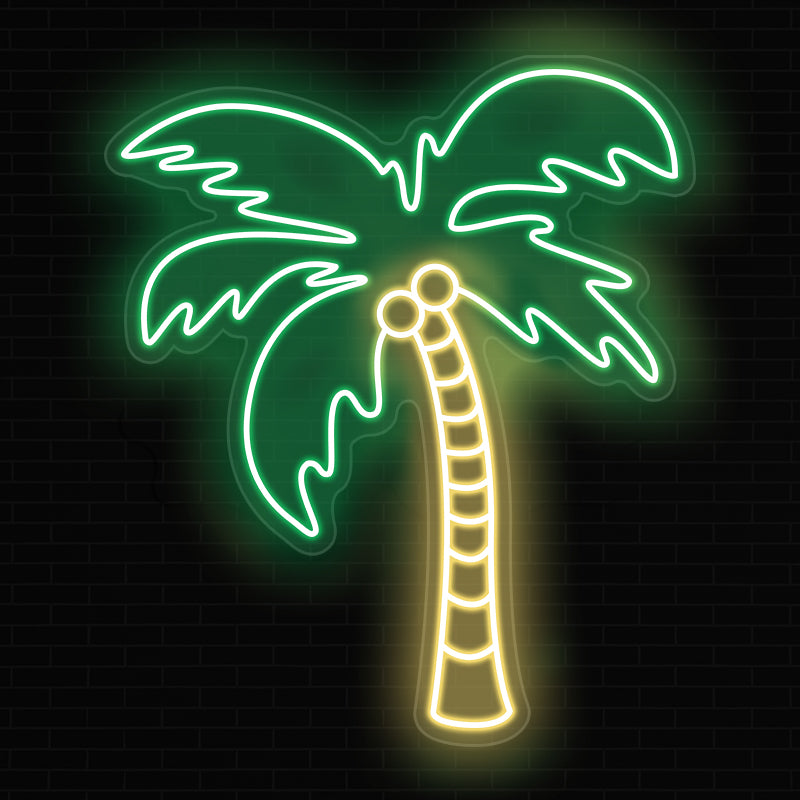 Palm Tree Neon Sign For Living Room