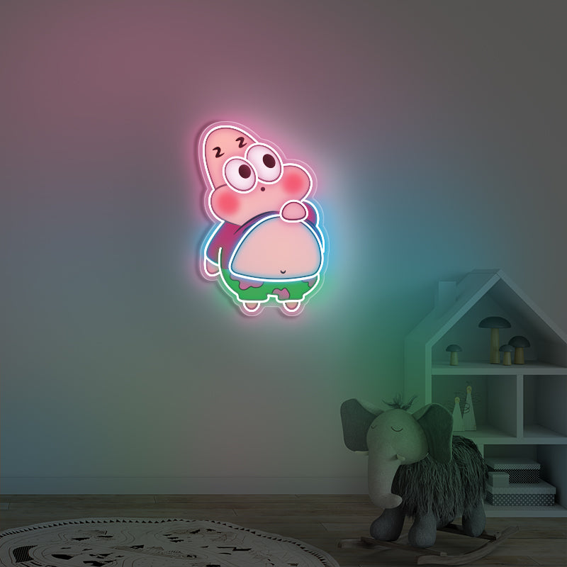 Patrick Star UV Printing Neon Sign