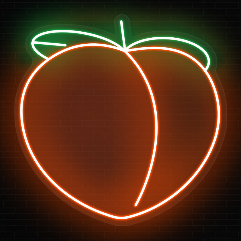 Peach Neon Sign For Home